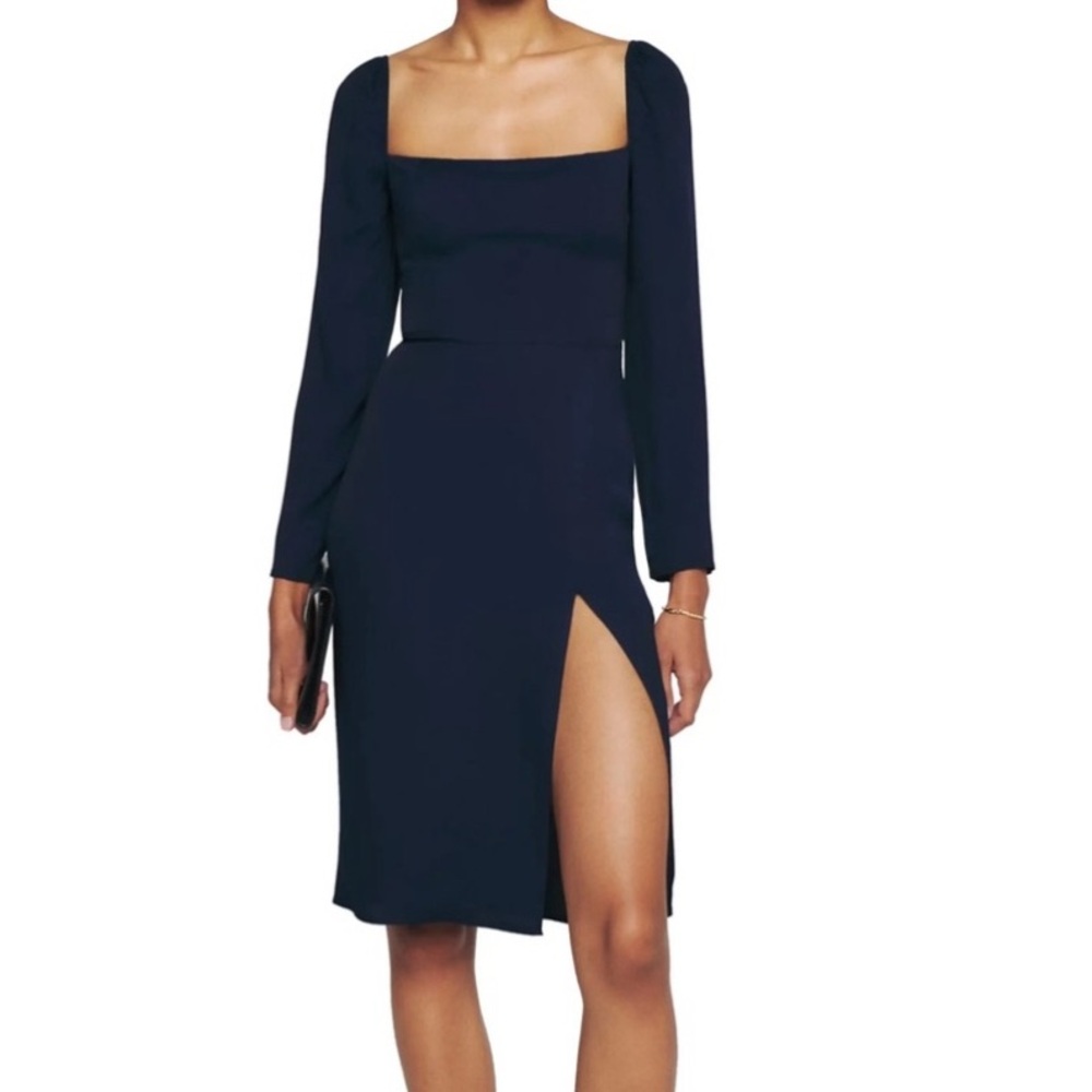 Reformation Peyton Long Sleeve Sheath Dress